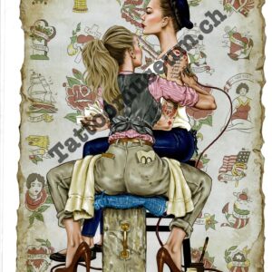 The Tattooist – Norman Rockwell Rendition